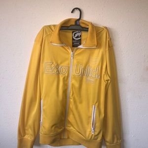 “ECKOUNLTD” yellow zip on jacket